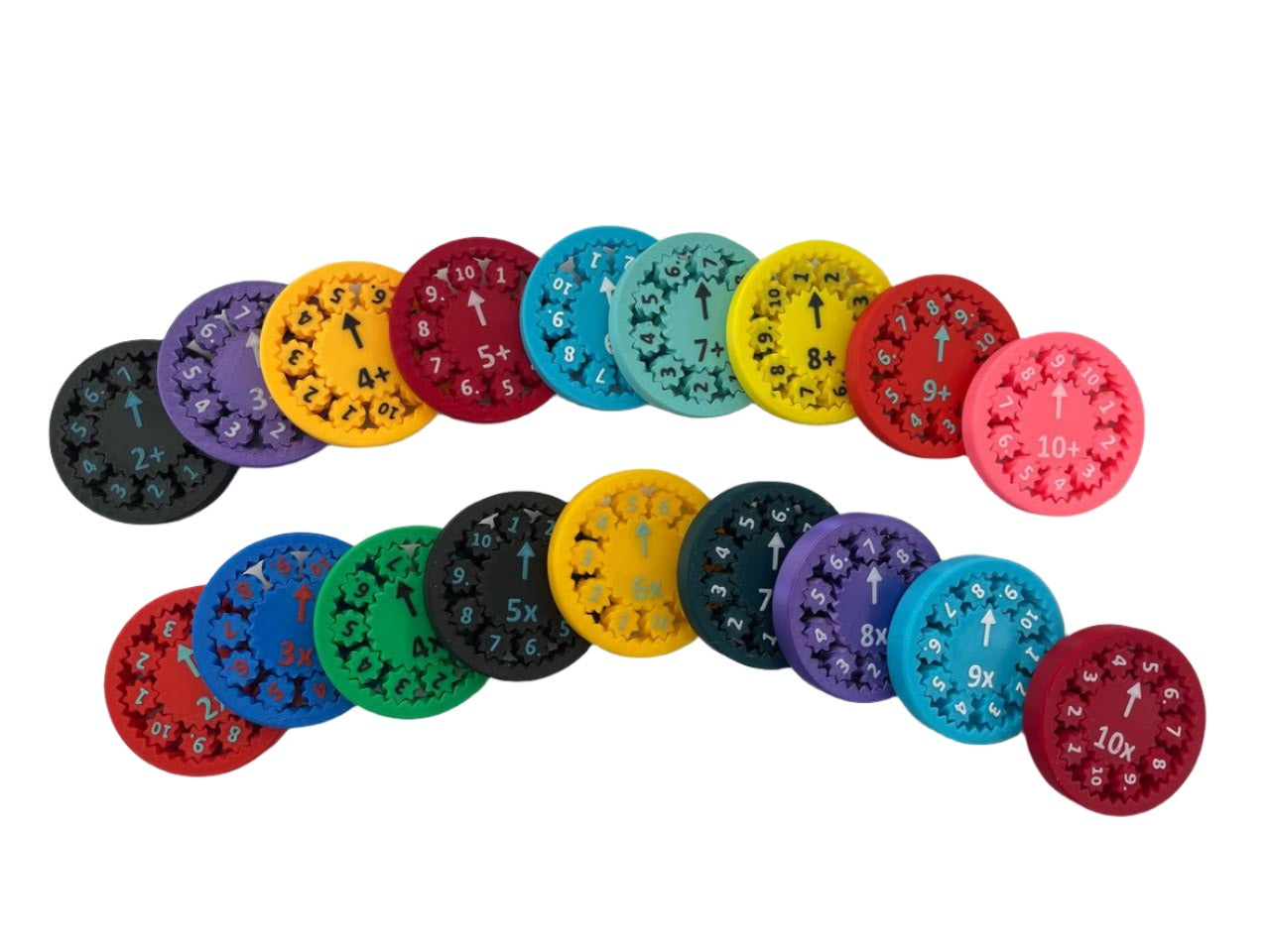 Math Fidget Spinners (Sets of 9) 2-100
